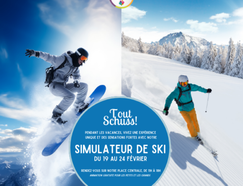 Animation des vacances scolaires, simulateur de Ski